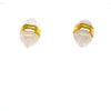Crystal Quartz Earrings in Yellow