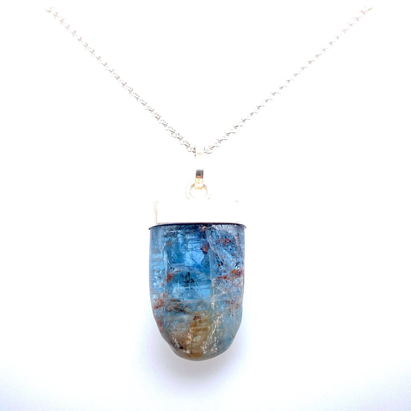 Kyanite Necklace in Silver