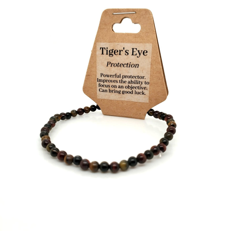 Tiger's Eye Stretch Bracelet Small 4mm