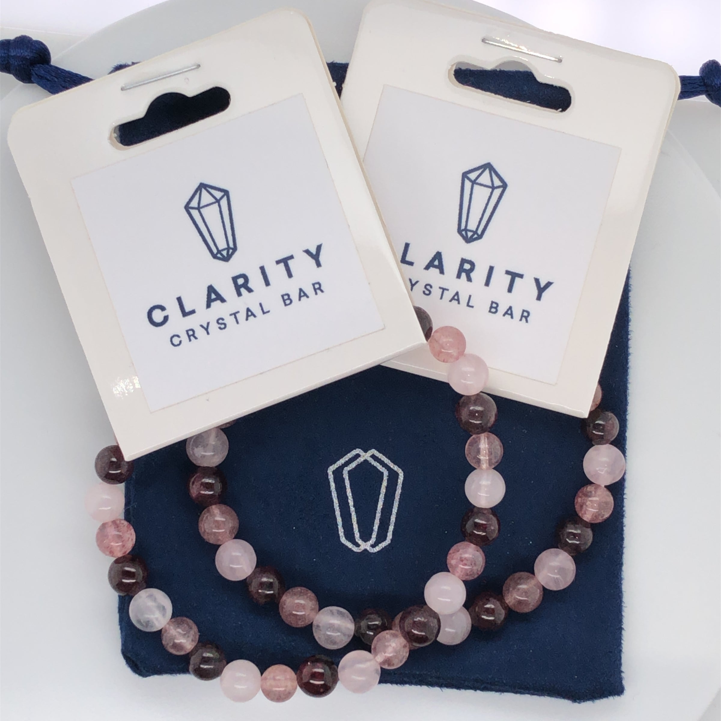 Strawberry Quartz Beaded Bracelets Handmade Crystal Jewelry Accessorie –  igemstonejewelry